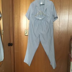 BonWorth womens 2pc set pajama robe Petite Large